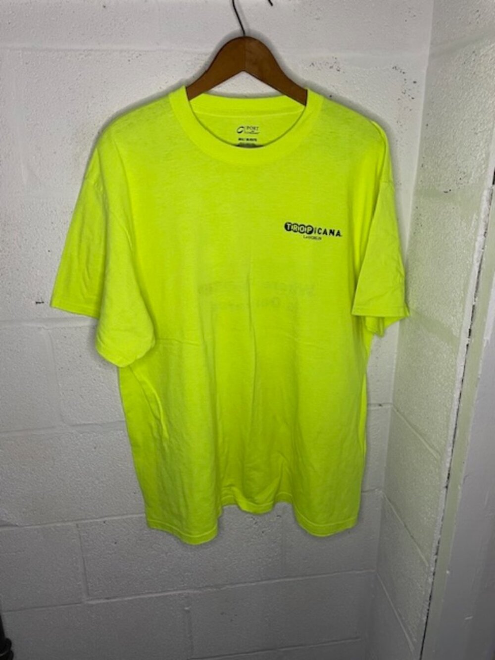 Unisex "Tropicana Laughlin: Bingo" T-Shirt in Neon Yellow XL